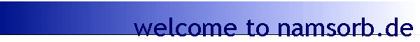 welcome to namsorb.de